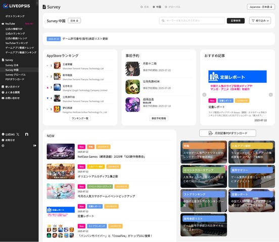 中国ゲーム、2025年6月の版号取得数が過去3年で最多の147作品　日本IP活用は減少…スパイスマートが調査結果を発表