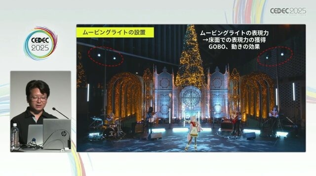 ホロライブのライブ公演はどうなってるの？実在感を大切にした照明演出システムや現場から見た視点を語る【CEDEC2025】
