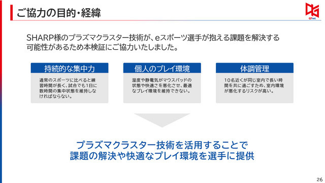 「空気バフ」で『VALORANT』が強くなる！？シャープがプラズマクラスターのeスポーツ効果を発表、QT DIG∞とのスポンサー契約も