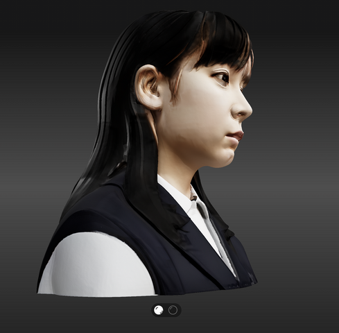 高精度の2D→3DモデリングAIサービスのHitem3Dが4面図入力に対応したので人物で試したらリアルすぎた（CloseBox）