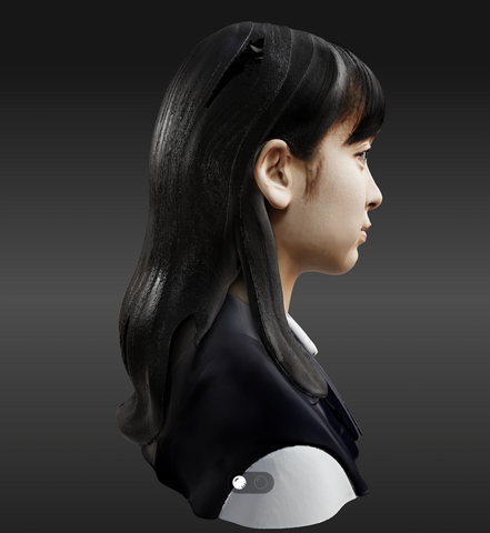高精度の2D→3DモデリングAIサービスのHitem3Dが4面図入力に対応したので人物で試したらリアルすぎた（CloseBox）