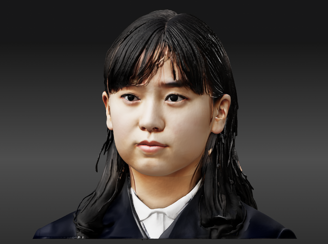 高精度の2D→3DモデリングAIサービスのHitem3Dが4面図入力に対応したので人物で試したらリアルすぎた（CloseBox）