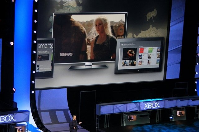マイクロソフトのプレスカンファレンスでは、噂に挙がっていた「Xbox Smart Glass」も正式発表されました。