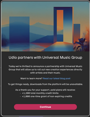 AI作曲のUdioとユニバーサル、訴訟から提携に大転換。アーティストは歌声や音楽スタイルを公式貸し出しへ（CloseBox）