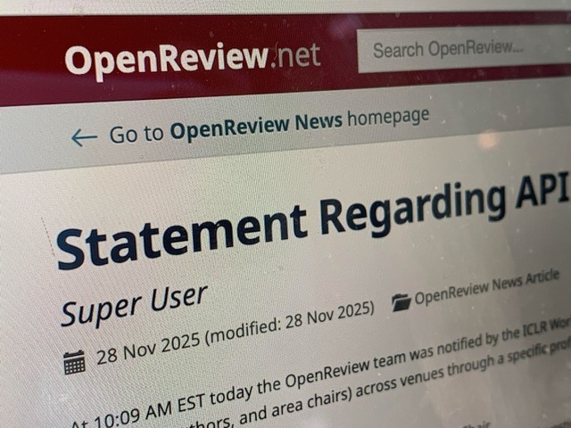 “匿名査読者”の名前が漏洩、AI分野の主要学会で発覚。査読システム「OpenReview」のセキュリティ事故が原因（生成AIクローズアップ）