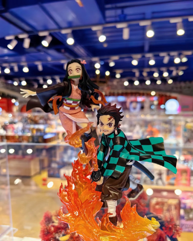 竈門炭治郎・禰豆子フィギュア（写真：合同会社Rouse 李啓源）