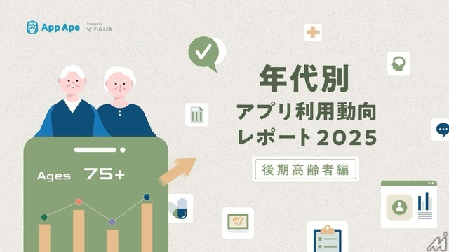 高齢者のデジタル行動を可視化、フラーが「年代別アプリ利用動向レポート2025」を公開