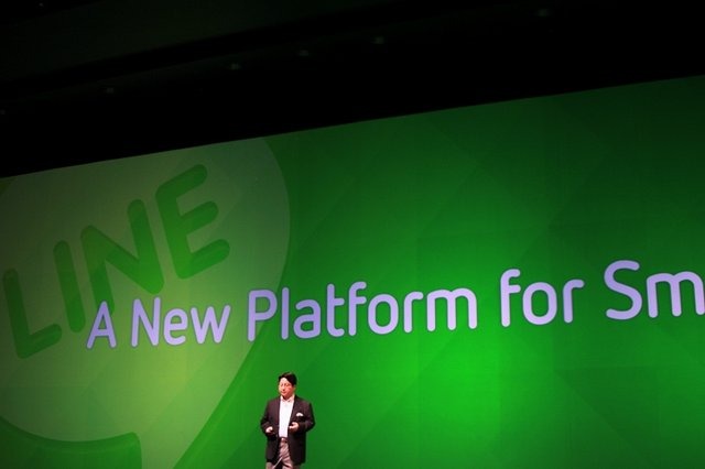 執行役員CSMOの枡田淳氏からはプラットフォーム戦略や「LINE Channel」に乗ることになる具体的なサービスやコンテンツについて紹介されました。