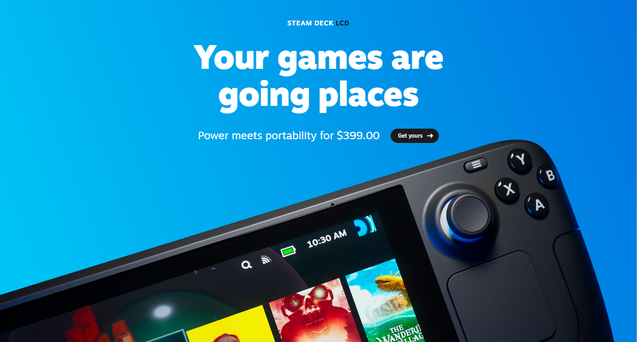 「Steam Deck」最安LCDモデル生産終了へ―今後はOLEDモデルのみ取り扱いに？