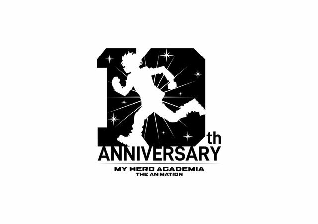 「僕のヒーローアカデミア The Animation 10th Anniversary」ロゴ