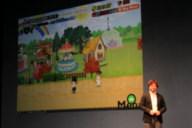 「LINE Channel」の最初の核となると考えられるのがゲームです。「LINE GAME」については代表の森川亮氏から紹介されました。