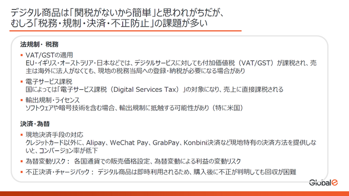 「スマホ新法」で進む“アプリ外課金”の海外展開をサポート！グッズ販売とのハイブリッド戦略も可能な「Global-e Japan」の「MoR」ソリューションが解説されたセッションをレポート【GTMF 2025】