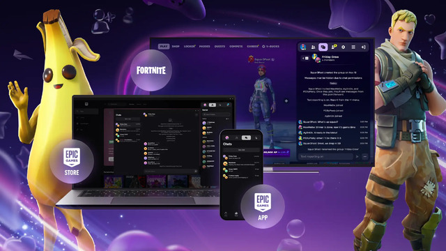 ついにEpicランチャーでチャット実装へ―新型チャットシステム『フォートナイト』中心に登場