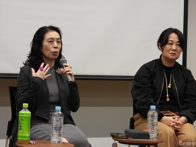 左から、松本紀子氏、戸村朝子氏