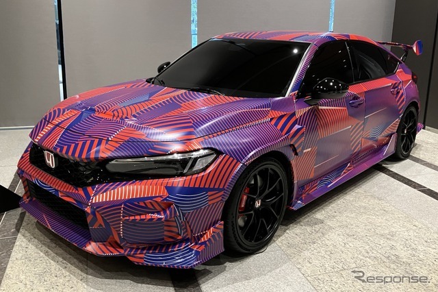 シビック・タイプR HRCコンセプト（2026 Honda × Aston Martin Aramco F1 Team ニューパートナーシップ始動発表会）