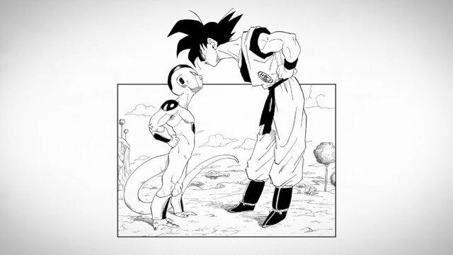 当時の漫画がそのまま動いてる…「ドラゴンボール」40周年記念映像が凄まじい！鳥山明先生のイラストが、最新技術によるアニメーションで躍動