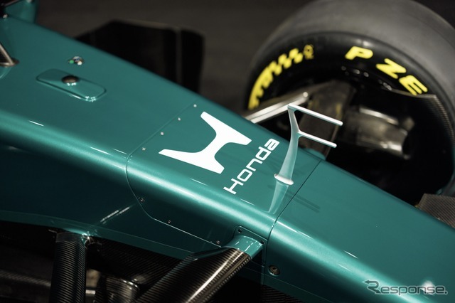 新Hマークを施した2026年のホンダF1マシン
