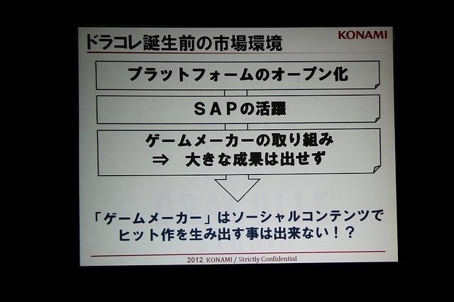 GameBusiness.jpは、6月30日に「KONAMIソーシャルコンテンツセミナー」と題したセミナーを開催。株式会社コナミデジタルエンタテインメントでソーシャルコンテンツ事業を担当するドラコレスタジオから兼吉完聡エグゼクティブプロデューサーらに登壇いただき、同社の成功