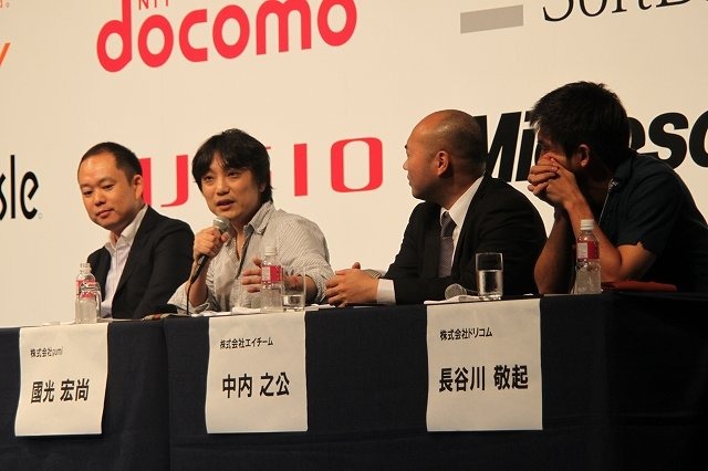 先週末に開催された「GREE Platform Summer Conference 2012」にて、いま本格的に進みつつあるソーシャルゲーム各社のグローバル展開についてのパネルディスカッションが実施されました。登壇したのはオルトプラスの石井武社長、gumiの國光宏尚氏、エイチームの中内之公