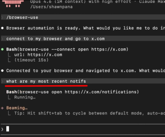 AIエージェントがコマンドラインでブラウザを自動操作。「Browser Use CLI 2.0」リリース。Chrome DevTools接続などで操作が倍速に