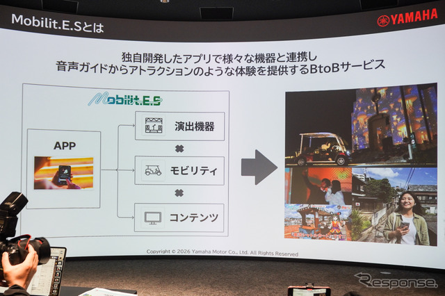 ヤマハ発動機の位置情報サービス「Mobilit.E.S（モビリテス）」