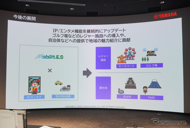 ヤマハ発動機の位置情報サービス「Mobilit.E.S（モビリテス）」