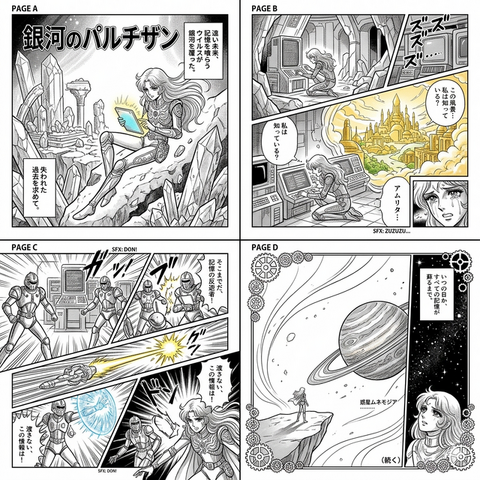 ChatGPT Images 2.0に少女漫画SFの16ページ読み切りを描いてもらった（CloseBox）