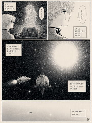ChatGPT Images 2.0に少女漫画SFの16ページ読み切りを描いてもらった（CloseBox）