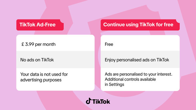 TikTok、英国で広告なし有料プランを導入。月額3.99ポンドで新たな選択肢