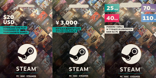 Valve、小売店でのSteamギフトカードの販売を終了へ。世界的に詐欺が横行のため