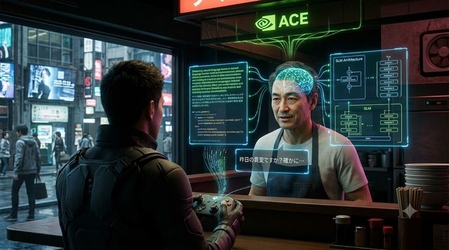 従来のゲーム制作手法のまま、AIの力でNPCを賢く見せるNVIDIAの新提案を徹底解説（西川善司のバビンチョなテクノコラム）