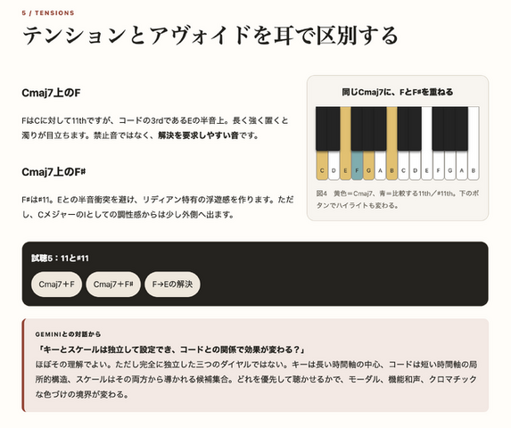 音楽理論がわからない？　ならば自分で教材を作ってしまおう。ChatGPTとGeminiによる自分専用教科書構築メソッド（CloseBox）