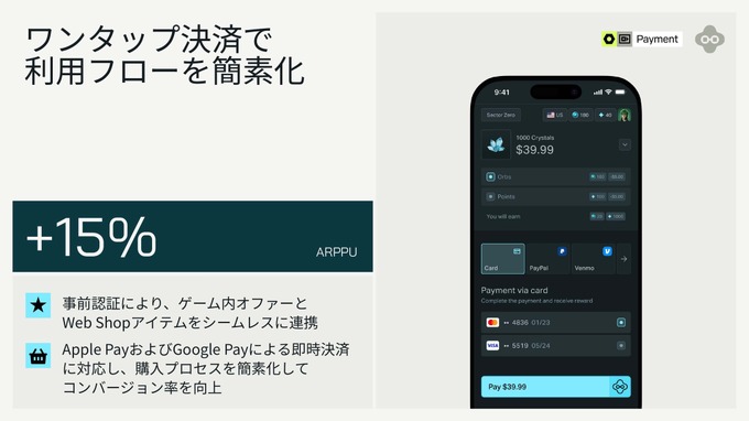 ワンタップ決済の概要。