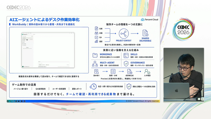 生成AIはゲーム開発現場で何を効率化できるのか。デザイン面、プログラミング面から解説【CEDEC2026】