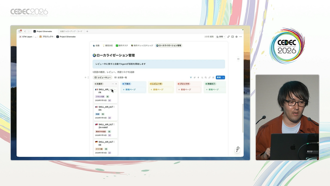 ゲーム開発で、外部の企業と円滑にプロジェクトを進めるためのNotion活用方法。バンダイナムコエンターテインメントの事例から解説【CEDEC2026】