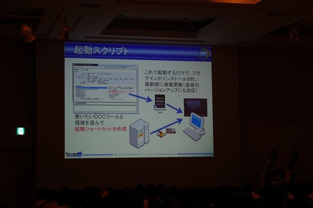 CEDEC2012の1日目に行われたショートセッション「内製ツールは救世主たり得るか？」では、スクウェア・エニックス、カプコンの両社の開発陣がツールの説明や運用について熱く語りました。