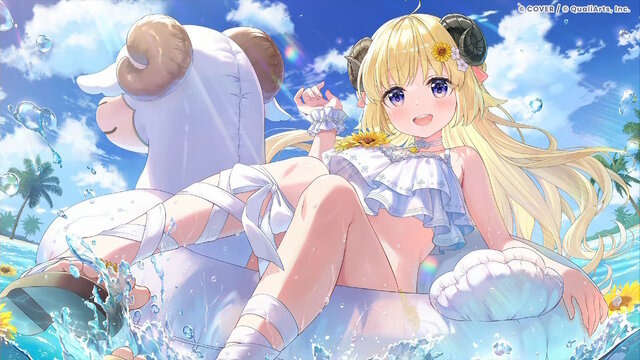 『ホロドリ』初ゲーム内イベントにて実装された水着衣装