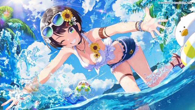 『ホロドリ』初ゲーム内イベントにて実装された水着衣装