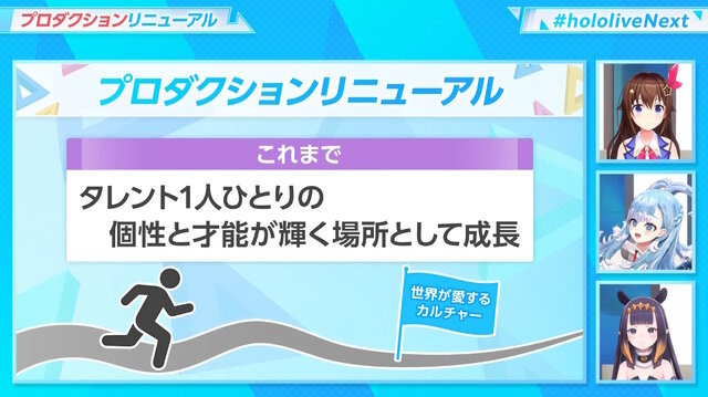 「ホロライブ」10周年に向けて体制リニューアル！ロゴ一新、プロダクション統合、タレントのビジュアルアップデートなど取り組み続々