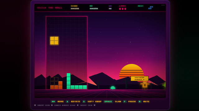 米ホワイトハウス“国境を守る壁を築く”『テトリス』ゲー黙って削除。さらに『時オカ』リメイクにも乗っかる「トランプの伝説 MAKE AMERICA GREAT AGAIN」