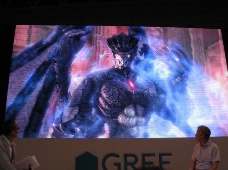 東京ゲームショウ1日目、グリーは同社ブース内のステージにて新作発表会を実施しました。どのようなタイトルなのか？内容は？などの情報が一切事前に告知されないまま行われましたが、公開されたのはこのような美しいグラフィックの数々。