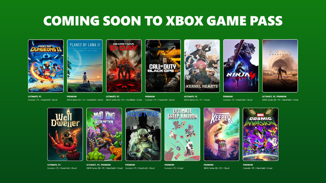【Game Pass】新作『Gears of War: E-Day』『Minecraft Dungeons II 』など計13本登場―2026年10月上旬までのラインナップ公開
