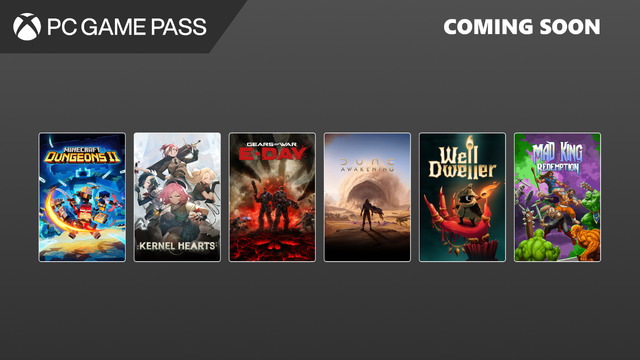 【Game Pass】新作『Gears of War: E-Day』『Minecraft Dungeons II 』など計13本登場―2026年10月上旬までのラインナップ公開