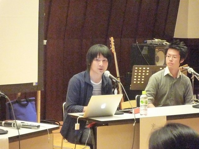 ゲーム音楽作曲家・光田康典氏を招いたゲーム音楽シンポジウム『「ゲーム音楽」の現在形』が2012年9月13日(木)に東京藝術大学 千住キャンパスにて開催されました。その模様をお伝えします。