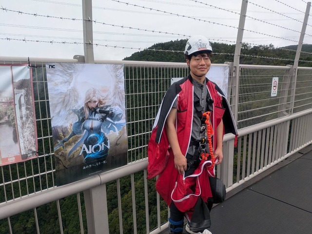新作MMO『AION2』ヒット祈願で日本運営Pが高さ215mからバンジー！「AION2の成功のためなら何でもやります」命懸けの“自由飛行”を見届けた