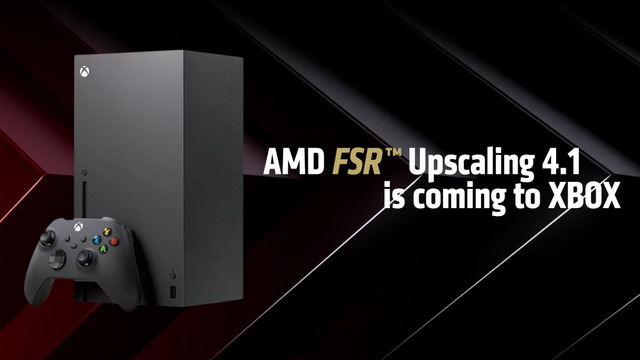 AMD、XBOX Series X|S、XBOX Ally Xに「FSR Upscaling 4.1」を提供へ。