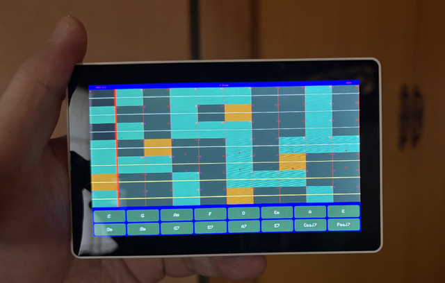 ギターアプリと無限音楽機関をRISC-Vタブレットに組み込んで、いつでもデモできるようにした（CloseBox）