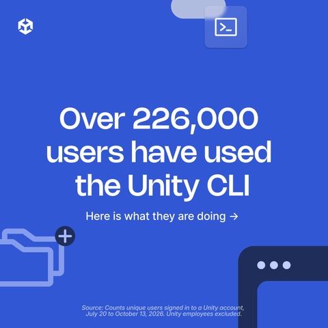 手入力はすでに0.2％―Unity CLIのコマンド実行の98％をAIエージェントや自動化ツールが担う実態が明らかに