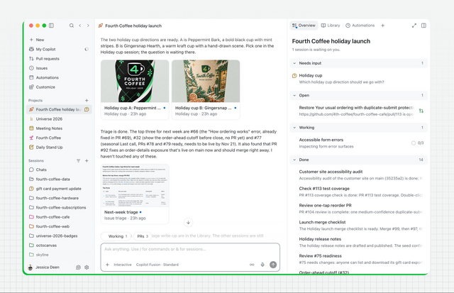 GitHubがAIエージェント前提の新機能群発表、タスクごとにAIモデルを自動で振り分けて複数リポジトリの作業を並列実行