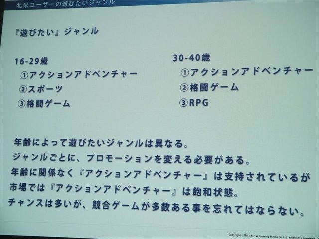 2月5日、アマゾンデータサービスジャパンの開催するゲーム開発者向けイベント「GO GAME GLOBAL! 海外市場へ出るための運営とインフラ」が同社オフィスの目黒で行われました。株式会社アクティブゲーミングメディアによる「海外市場で勝つためのマーケティング、運営、ロ